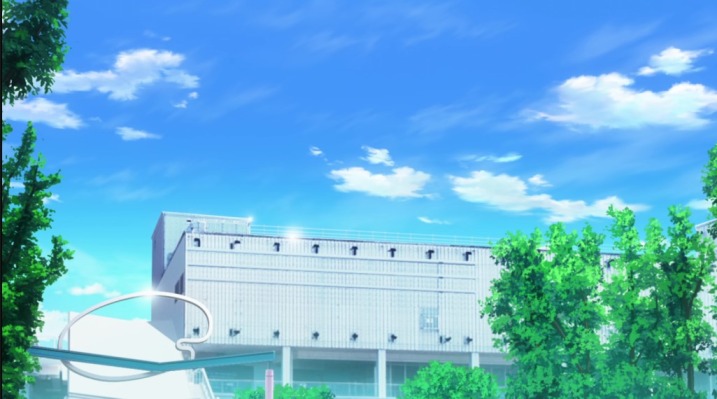 Love Live! Real-life locations in Japan - The north side at the palette town entrance