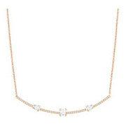Swarovski Collar Gray, blanco