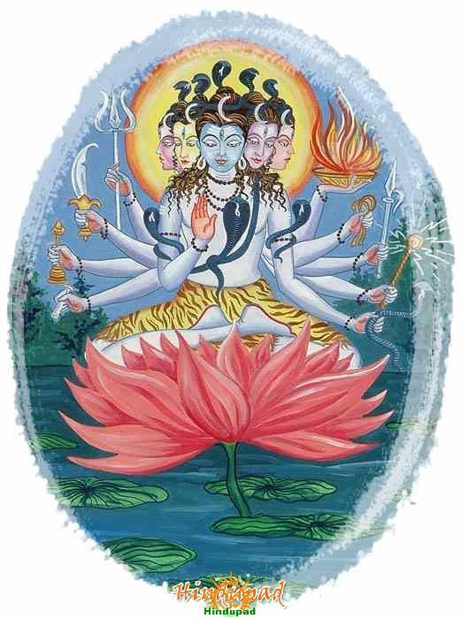 Panchamukha Shiva, Panchanana Shiva: Five Aspects of Lord Shiva - HinduPad