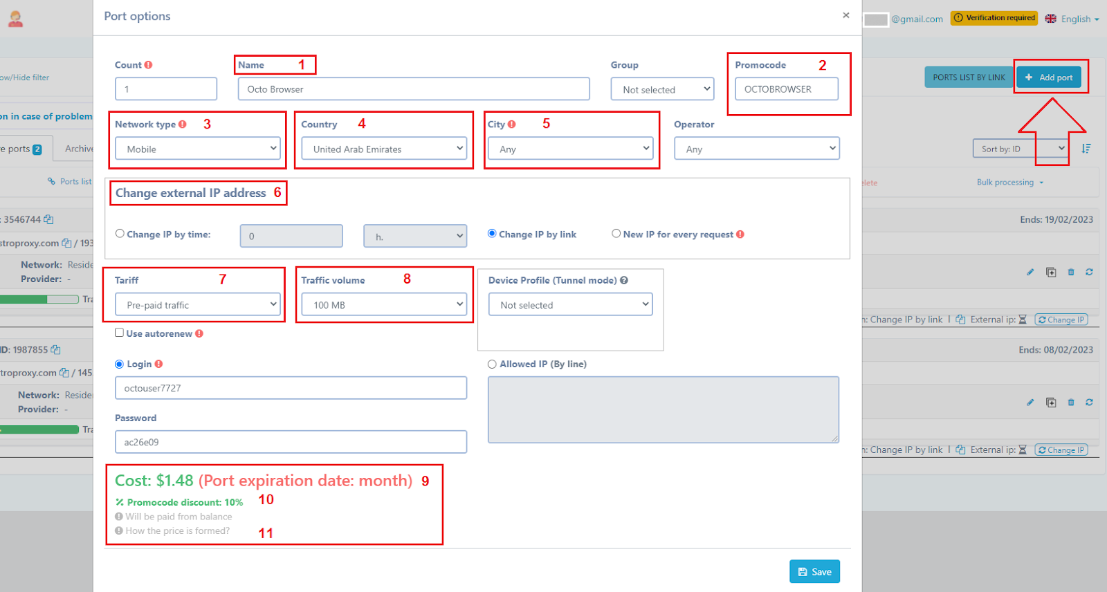 Guide to importing Astro geo targeted proxies to Octo Browser