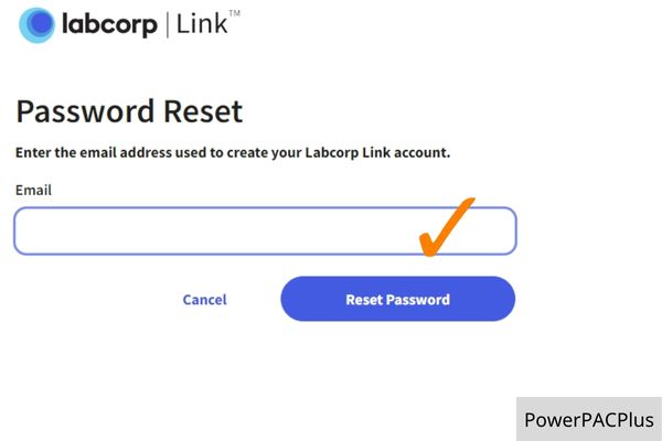 reset labcorp provider password