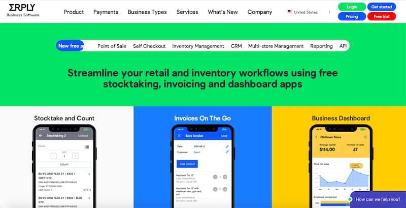 Erply: cloud-based POS system