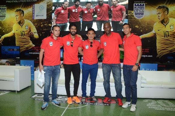 Z:\MAYURI SAXENA\MAYU\PES LEAGUE EVENT PICS\Mumbai City Football Club Team for PES Road to Milan Qualifier.JPG