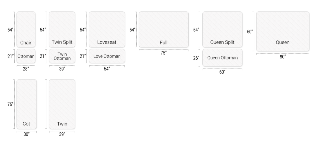 Futon Frame Sizes Mattress Sizes Sheet Sizes 3 Pg Guide