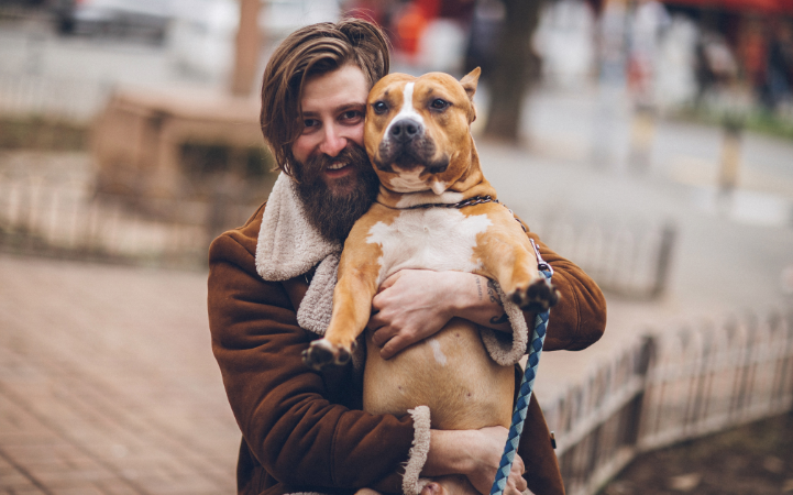 Man practicing empathy