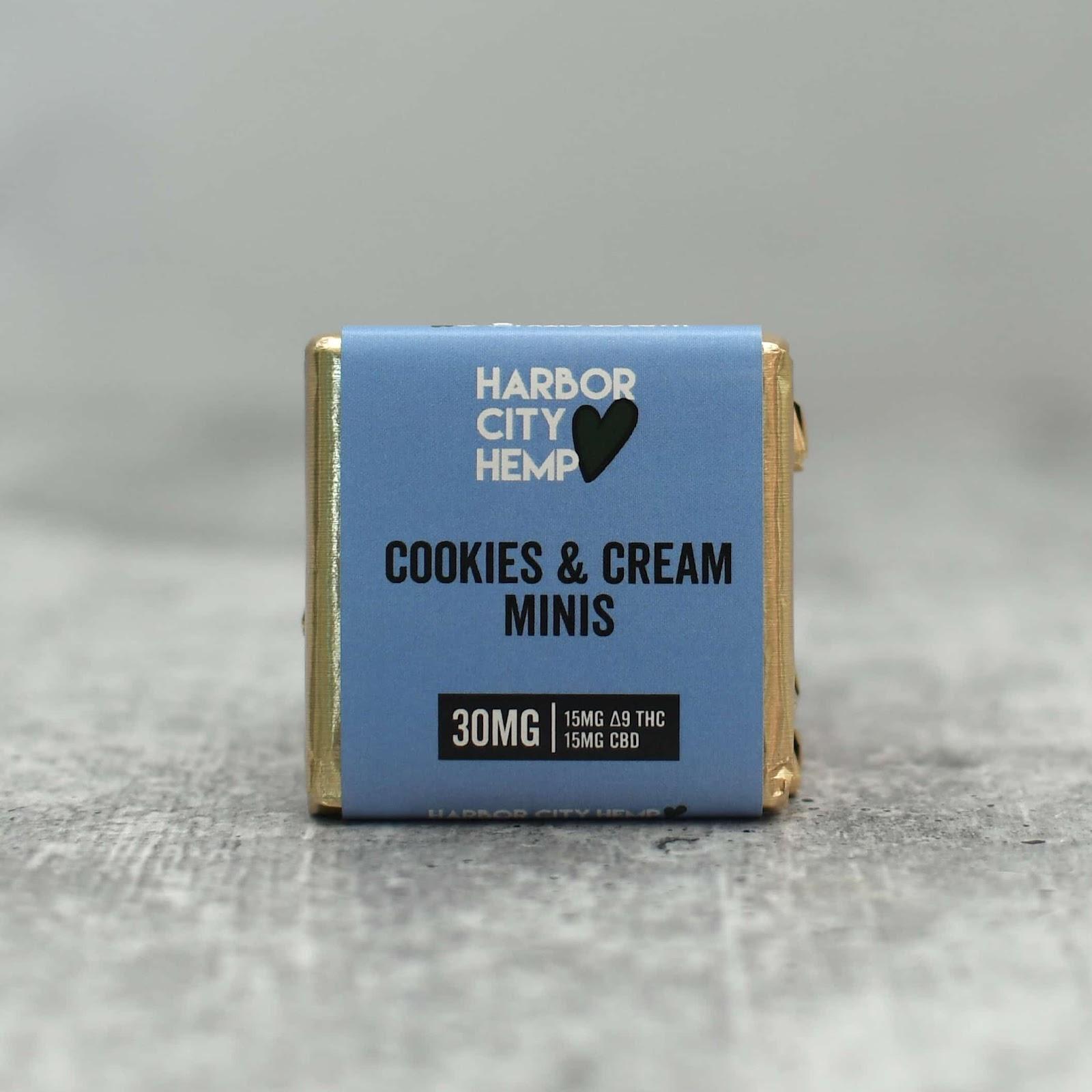 D9:Cbd Cookies &Amp; Cream Minis 30Mg 