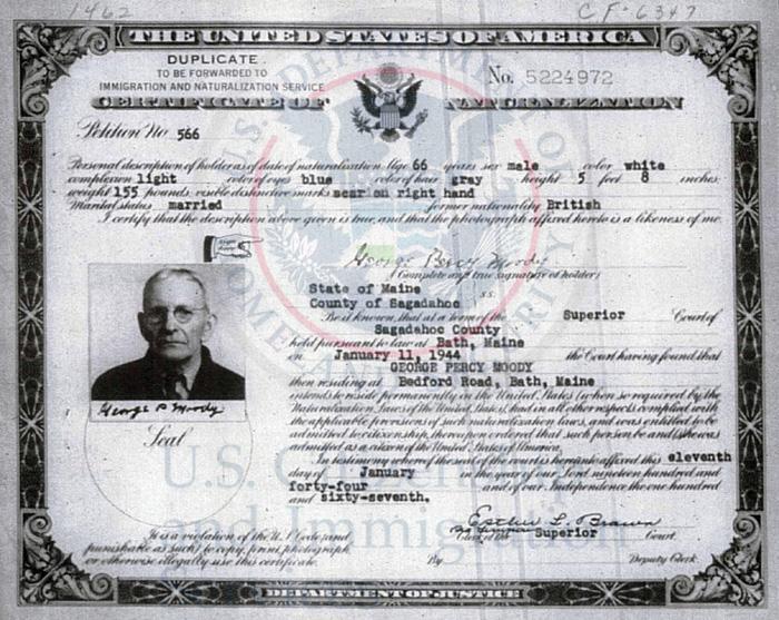 NATURALIZATION