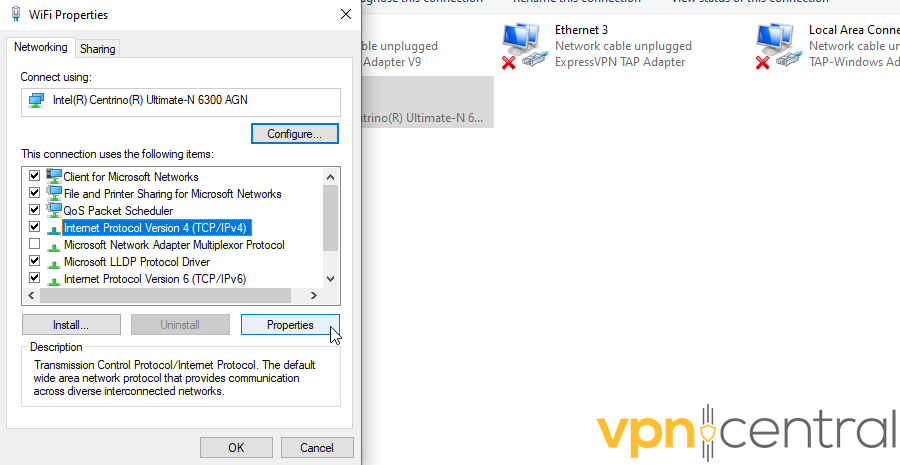 ipv4 properties