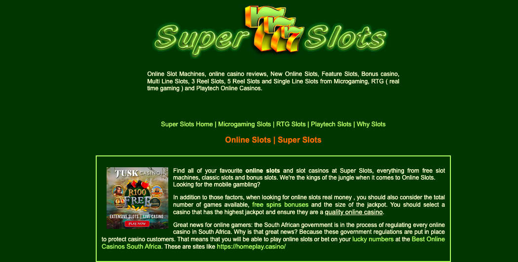 Super Slots Castle Casino Sister Sites