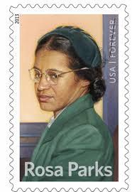 U.S. stamp featuring Rosa Parks