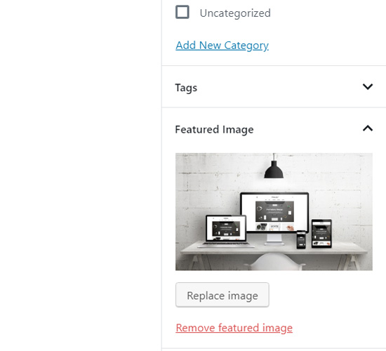 Imagem em destaque no WordPress