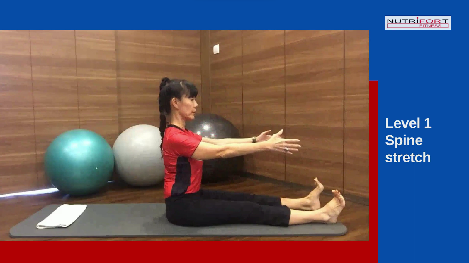 trị liệu đau lưng - động tác Spine Stretch