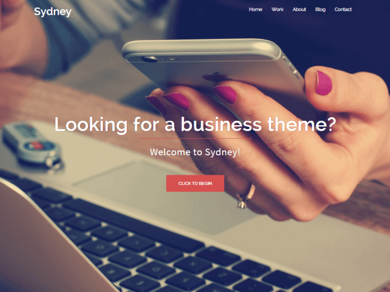 thème wordpress de sydney