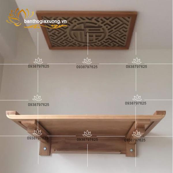 Thiết kế mẫu bàn thờ treo tường đẹp cho căn hộ giá tốt