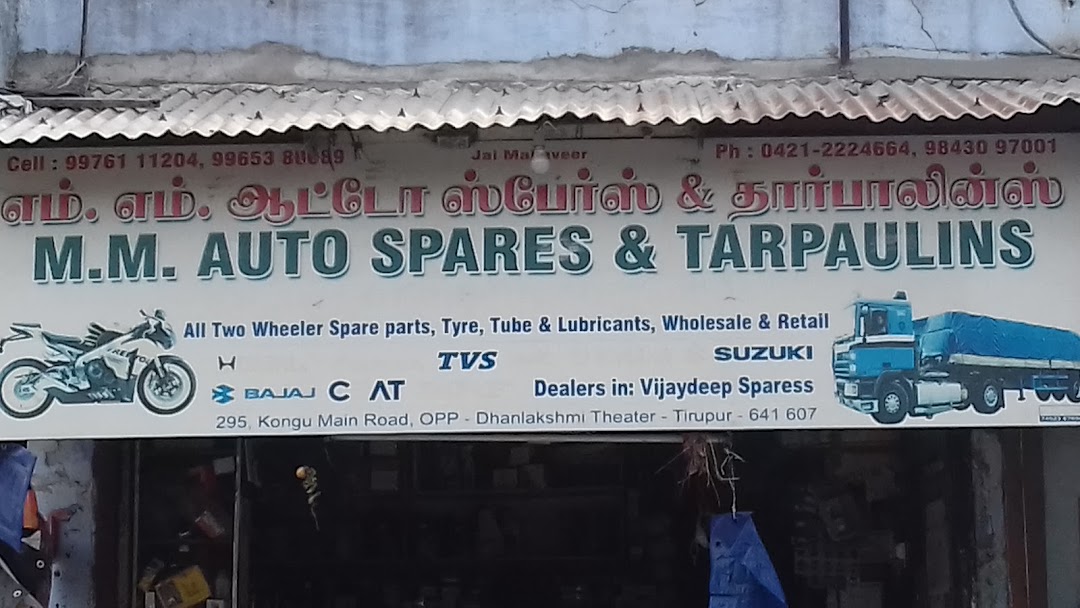 M.M. Auto Spares & Tarpaulins