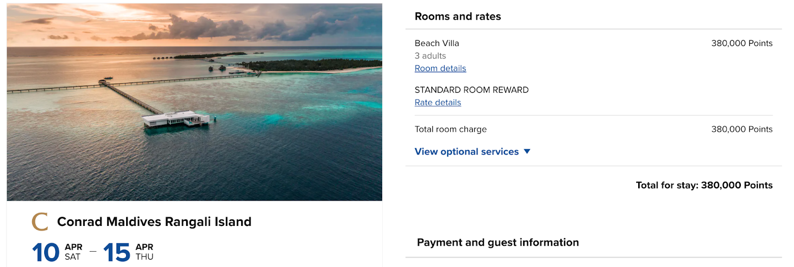 How to Stay at the Hilton Conrad Maldives for 5 Nights Using Points