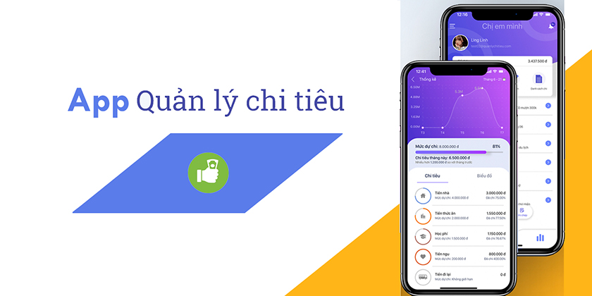 úng dụng quản lý chi tiêu trên điện thoại