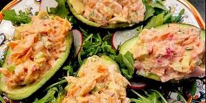 Valerie Bertinelli's Salmon Salad-Stuffed Avocados Recipe