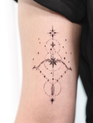 Archery Star Tattoo