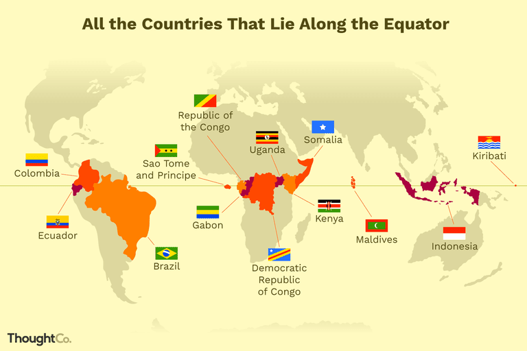 Image result for equator countries