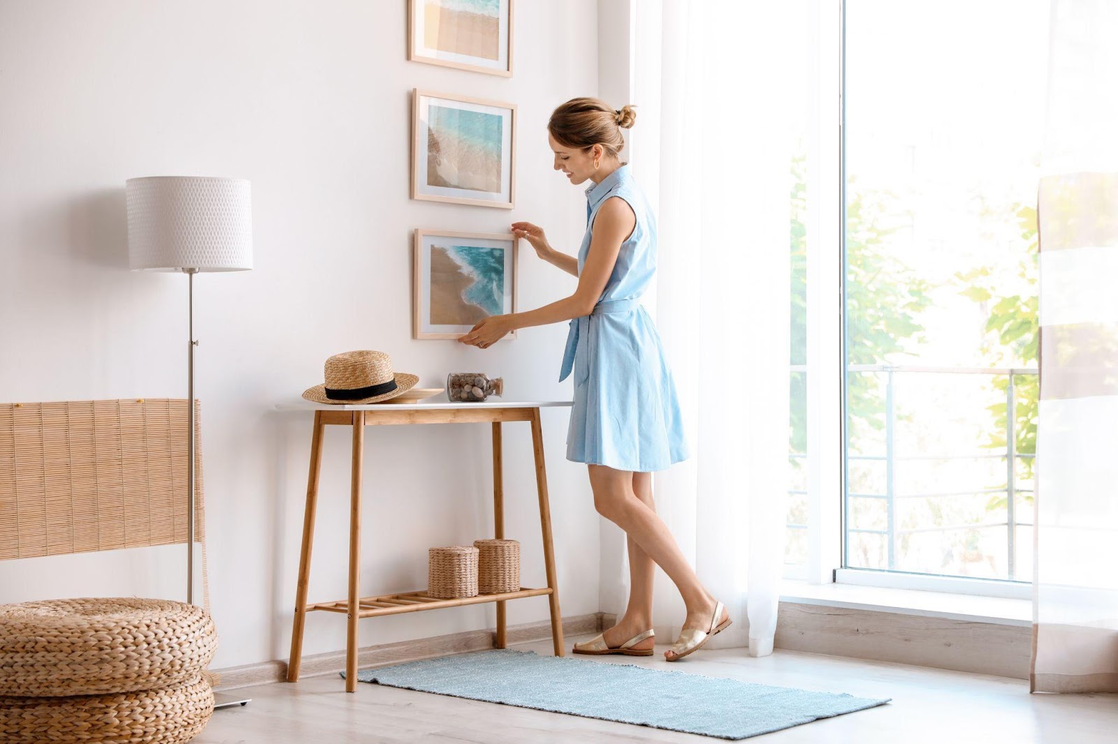 This Unique Tiny Room Features Three Bedrooms With Sufficient Standing Room In All Three