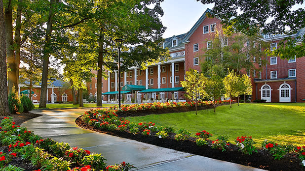 Gideon Putnam Hotel in Saratoga Springs, NY.