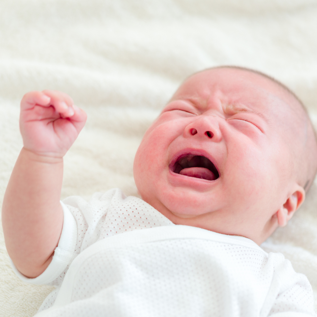 fussy baby crying because mother stopped breastfeeding cold turkey