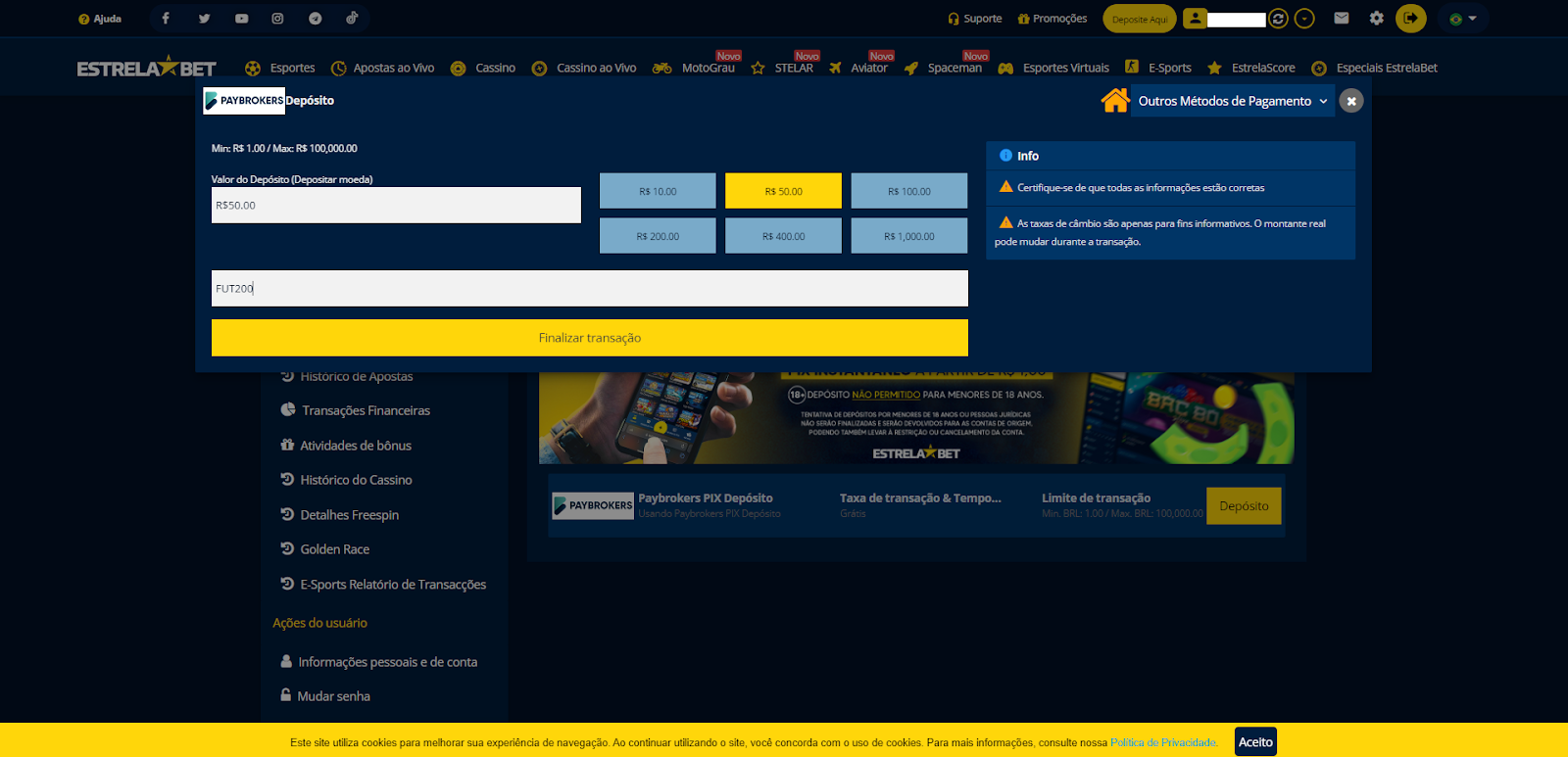 EstrelaBet lança seu novo site de apostas