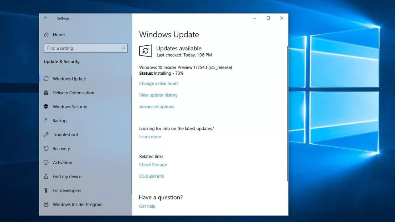 Many optional updates will be unavailable until you activate your Windows