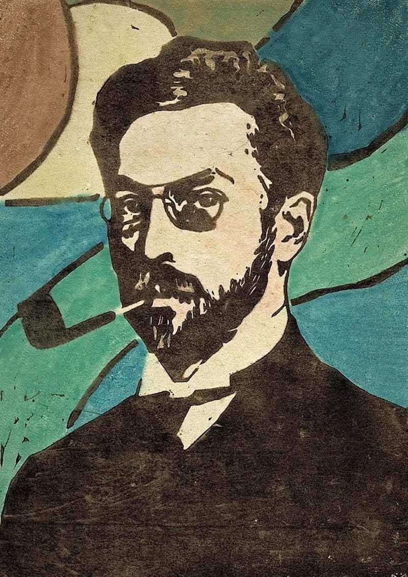 Portrait of Wassily Kandinsky, Gabriele Munter, 1906