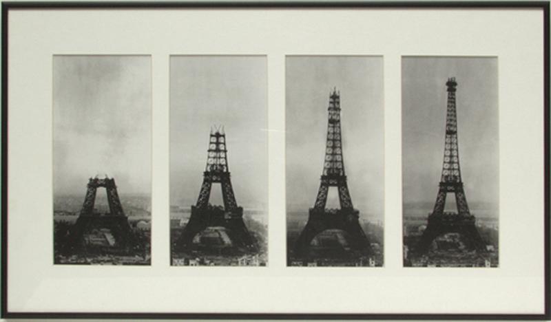 Eiffel at its various stages.