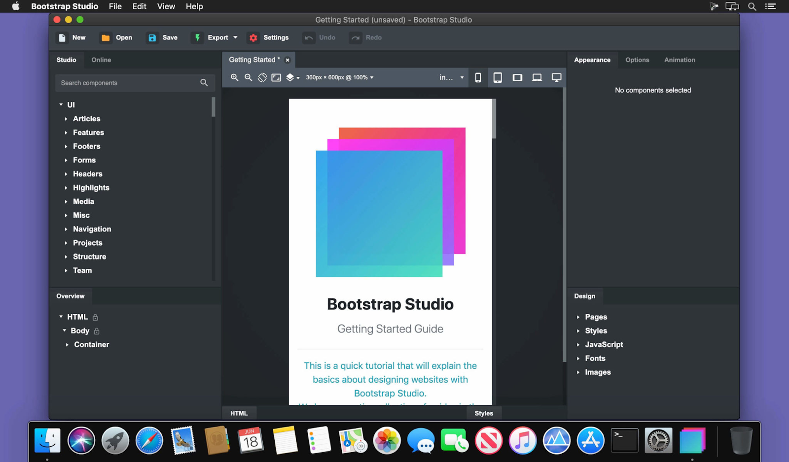 Bootstrap Studio Full Crack