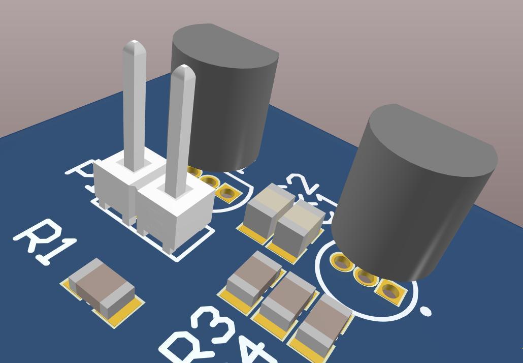 Screenshot of AD18 3D placement clearance in 3D viewing software