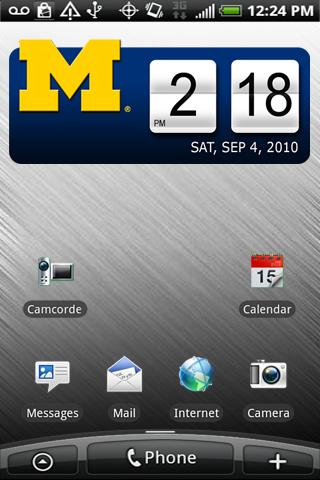 Michigan Wolverines Clock apk
