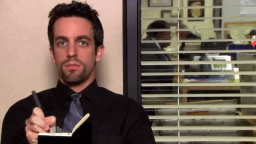 How to take meeting minutes: The Office Taking Notes GIF