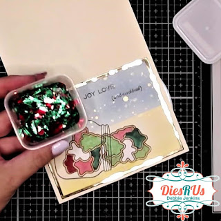 How to create a Christmas Cookie Jar Shaker Card