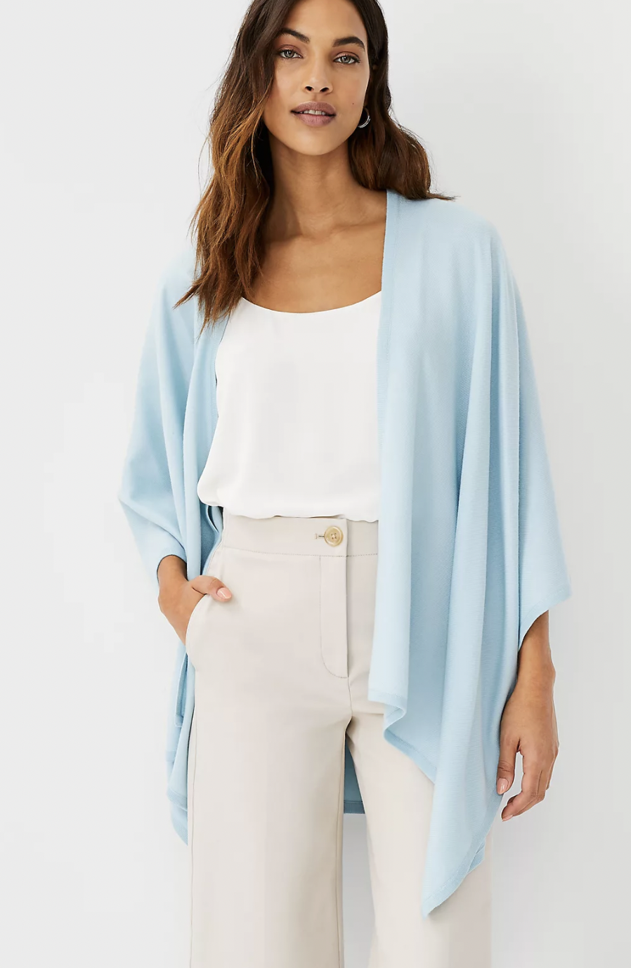 Ann Taylor open poncho wrap
