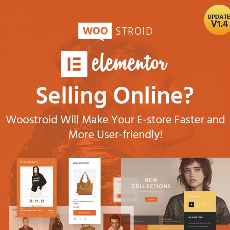Woostroid2 - Tema WooCommerce Serbaguna