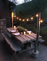 20 DIY Ideas for Outdoor Dining Spaces • Picky Stitch