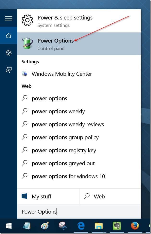 enable or disable sleep mode in Windows 10 pic6