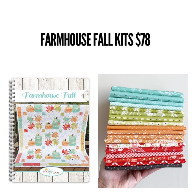 farmhouse fall Modern Quilt Kits 