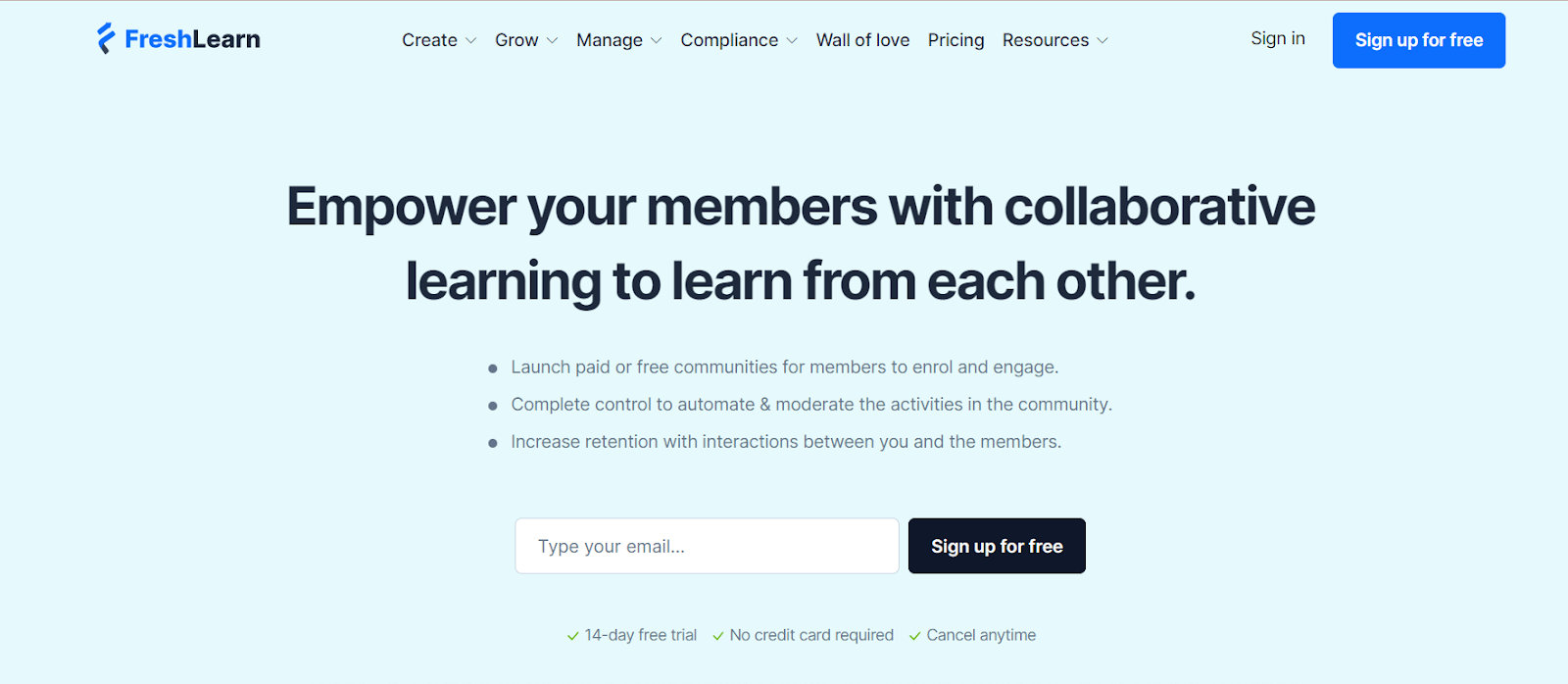 FreshLearn- Best Community tool