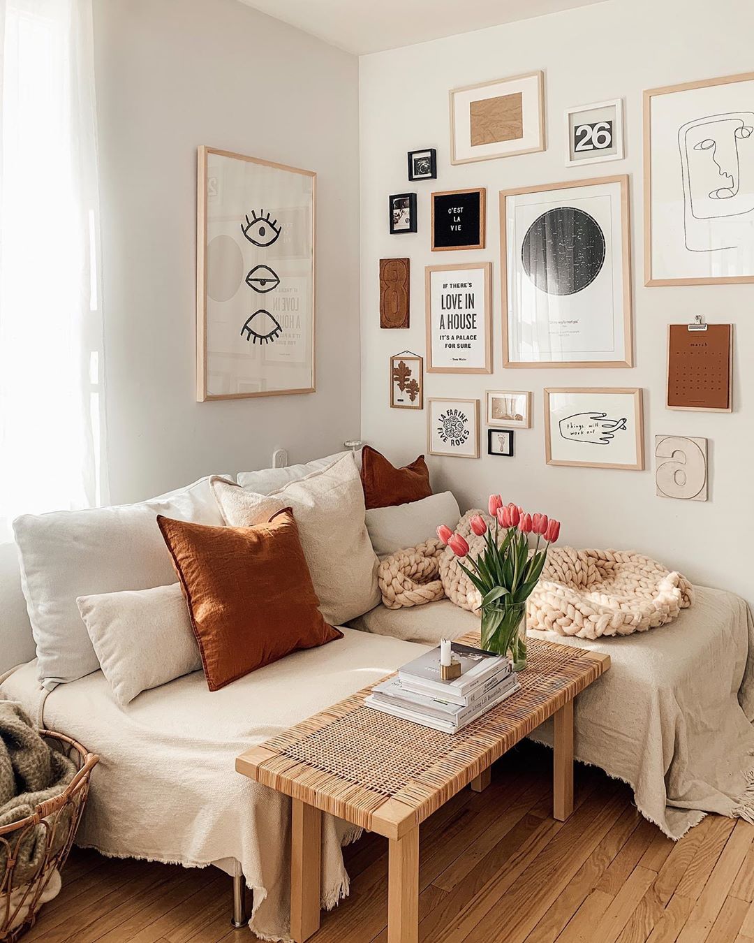 Statement art and gallery walls