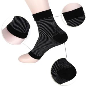 image showing different angle of anti fatigue socks