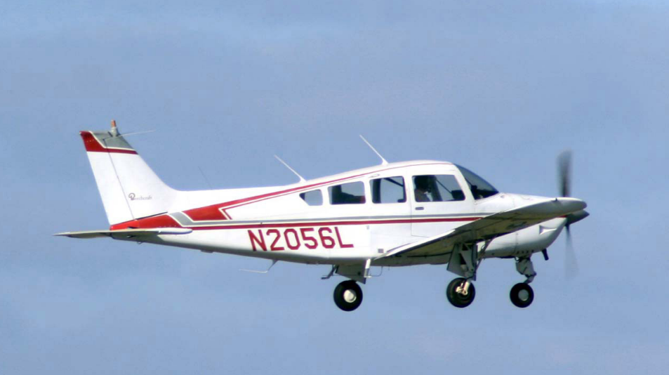 Beechcraft Sierra in flight