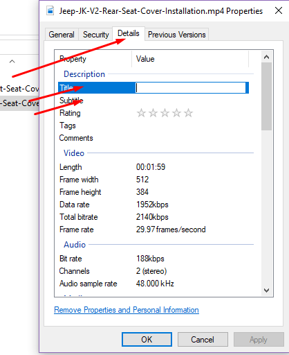 How to Add Metadata to Videos & Images/Photos + How to View & Edit.