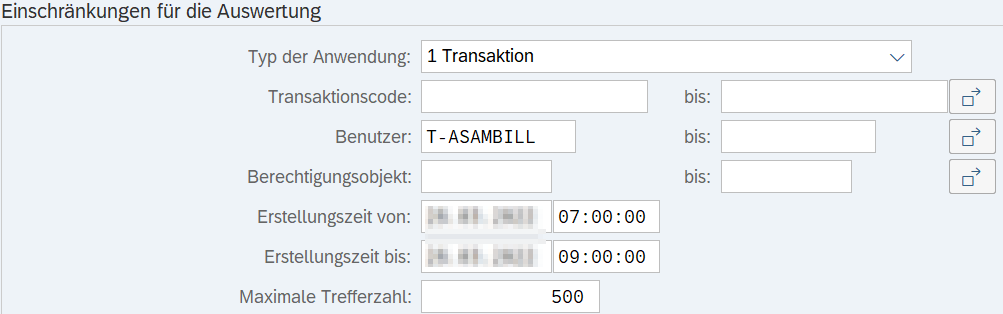 Applikationsspezifische Trace-Auswertung