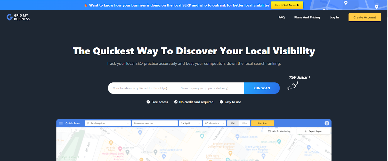 Grid My Business - one incredible local rank tracker tool