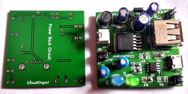 PCB for power bank pcb circuit using TP4056 and XL6009