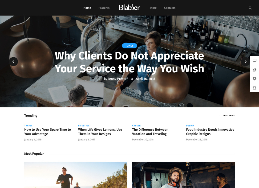 blabla |  Thème WordPress pour blog et magazine d'actualités tout-en-un Elementor + RTL